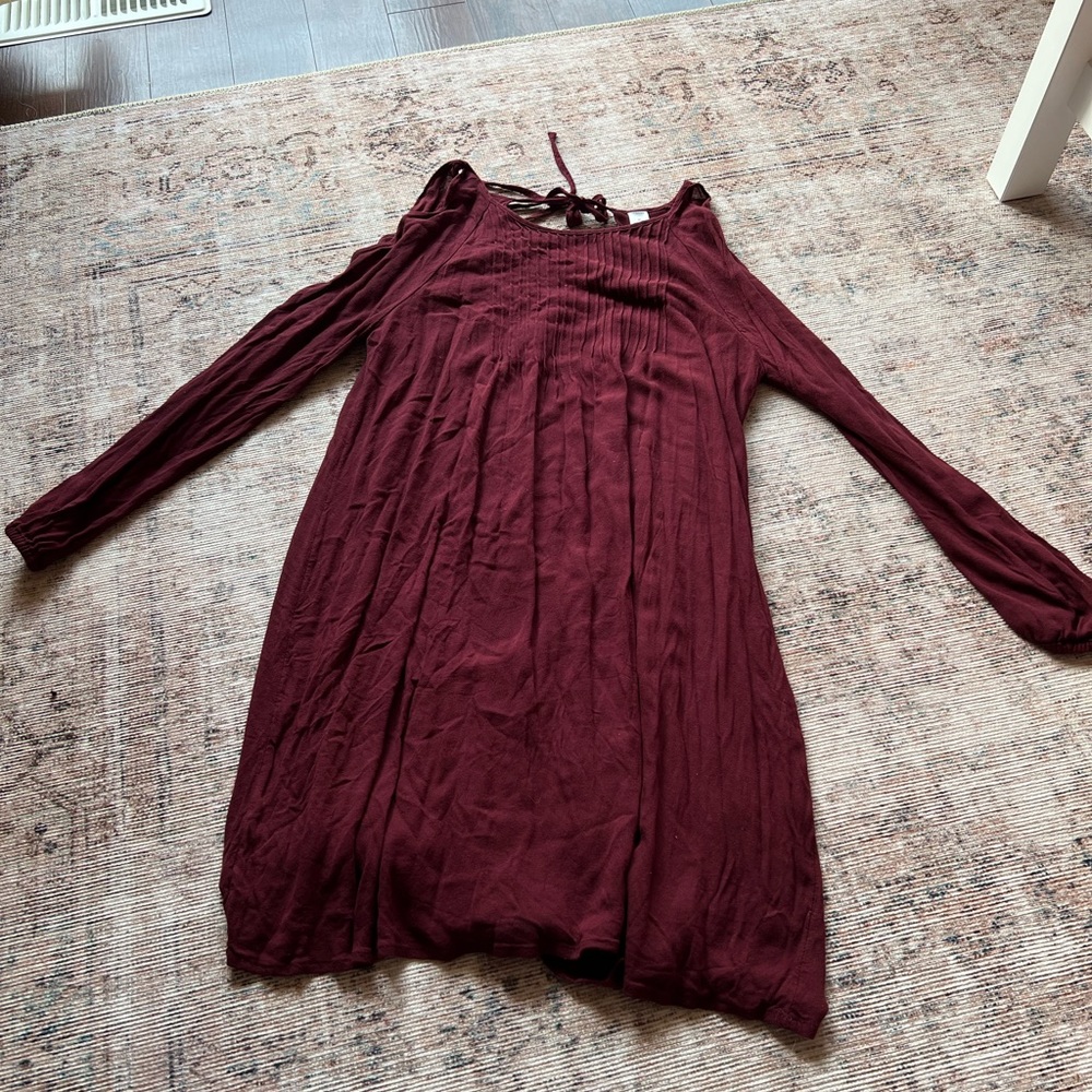 Maroon old navy dress